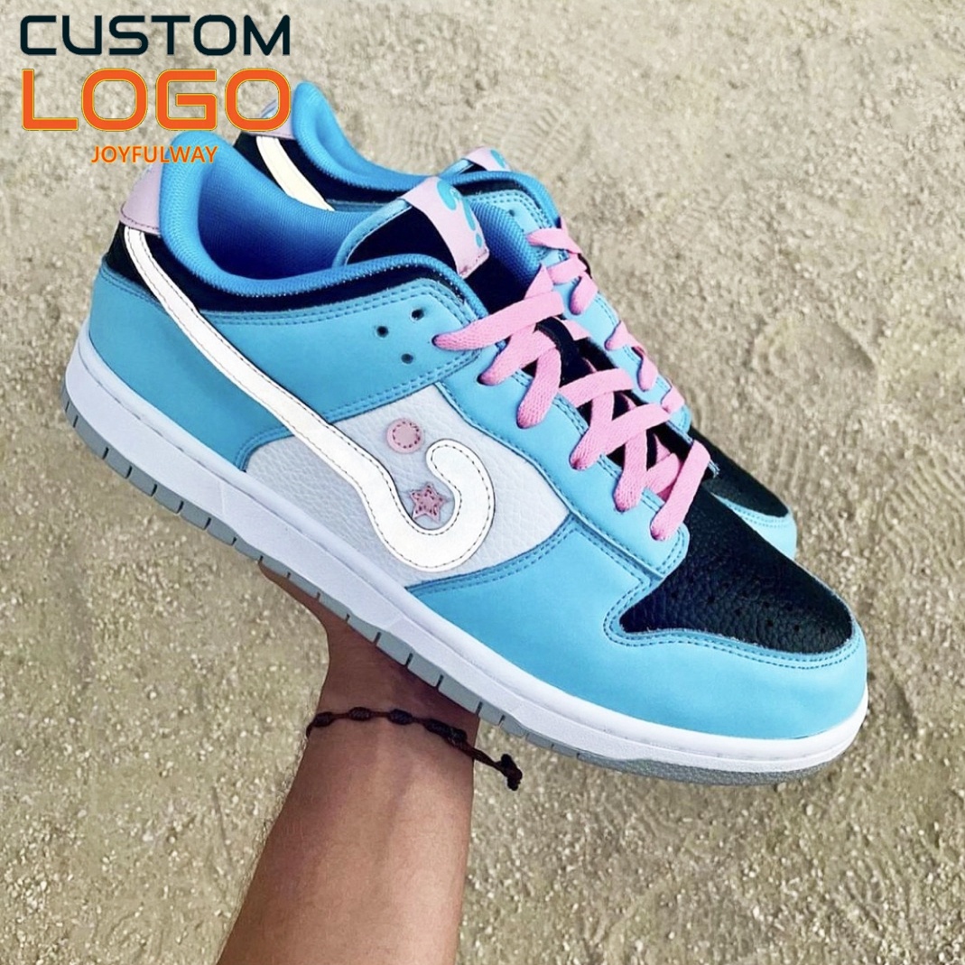 New Custom China OEM Your Logo Embroidery Men Fashion Sneakers Custom SB Dunks Shoes