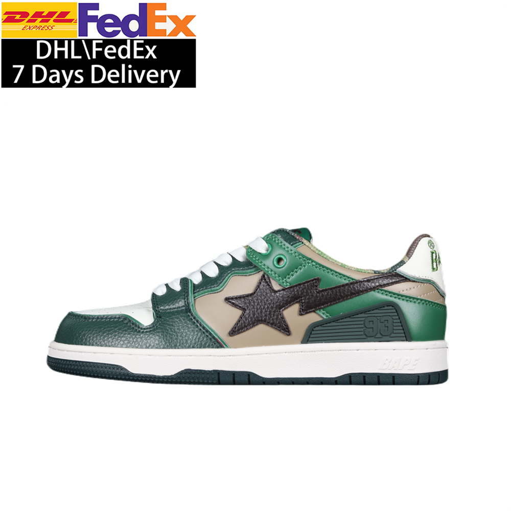 With Box Bape Sta 191002MH men women sport sneakers cool walking boots mens basketball bape shoes