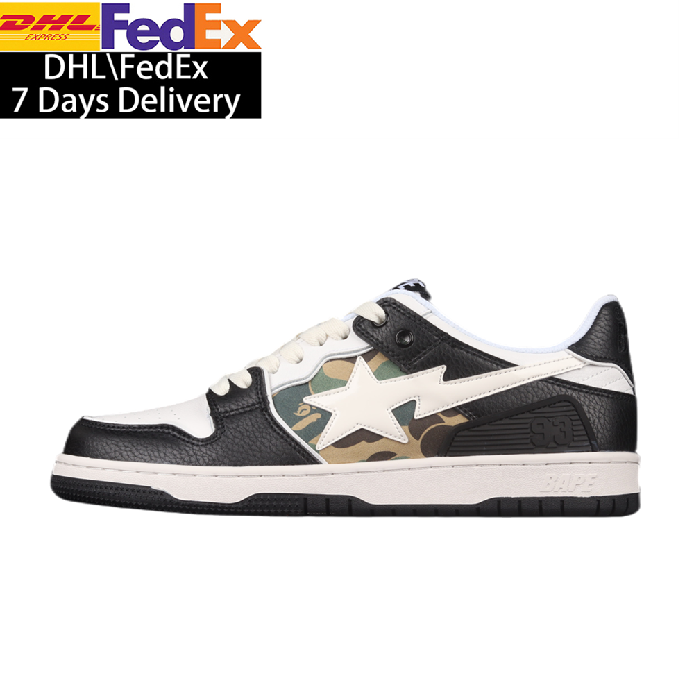 With Box Bape Sta 191002MH men women sport sneakers cool walking boots mens basketball bape shoes