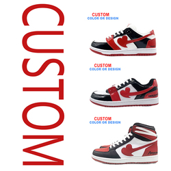 Best Selling Factory Custom Sneaker Logo Design Sports Shoes Custom Shoes AJ1 Low Men's Basketball S