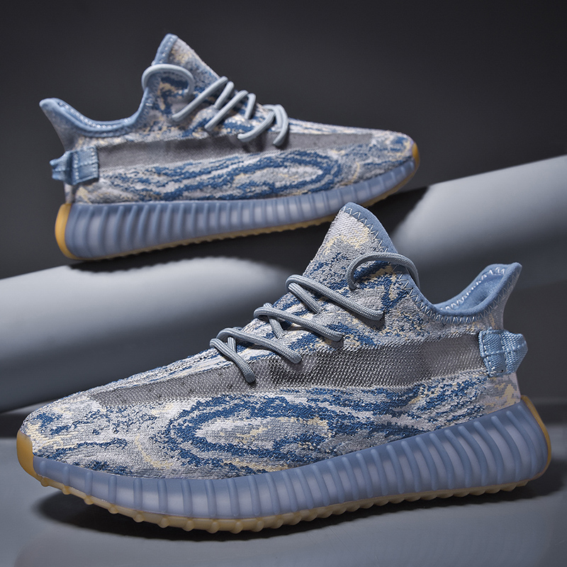Original  Yeezy 350 Brand Logo Sneakers Men And Women Breathable Jogging Shock Absorption Casual Run