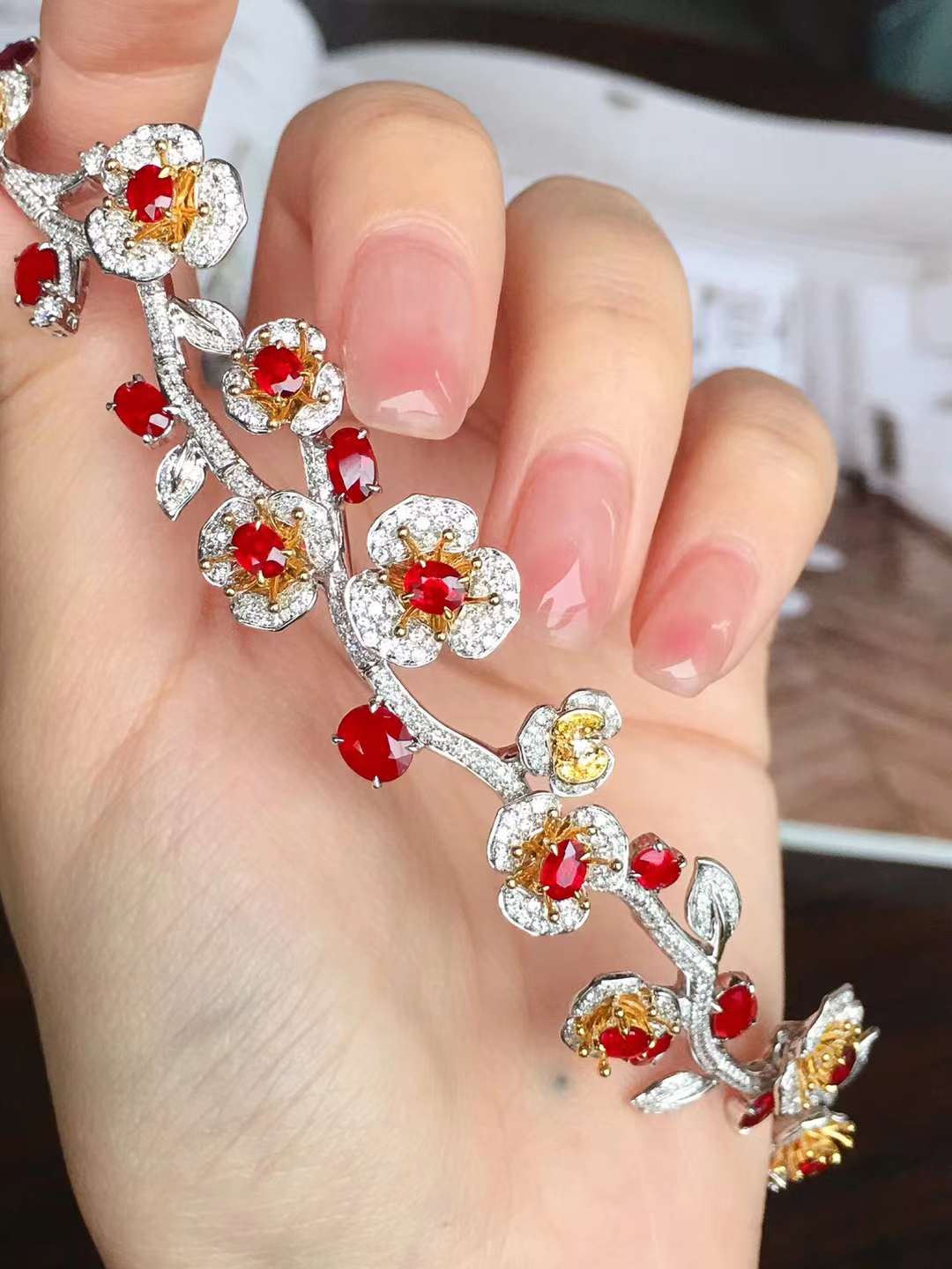 New Fashion Natural Unburned Ruby Luxury 9.04*6.87*3.21mm Di For Jewelry Making Ruby