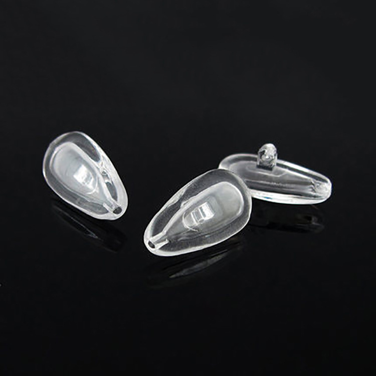 China eyewear adhesive gel clip-on Modern silica gelprevent allergy simplicity teardrop shaped decom