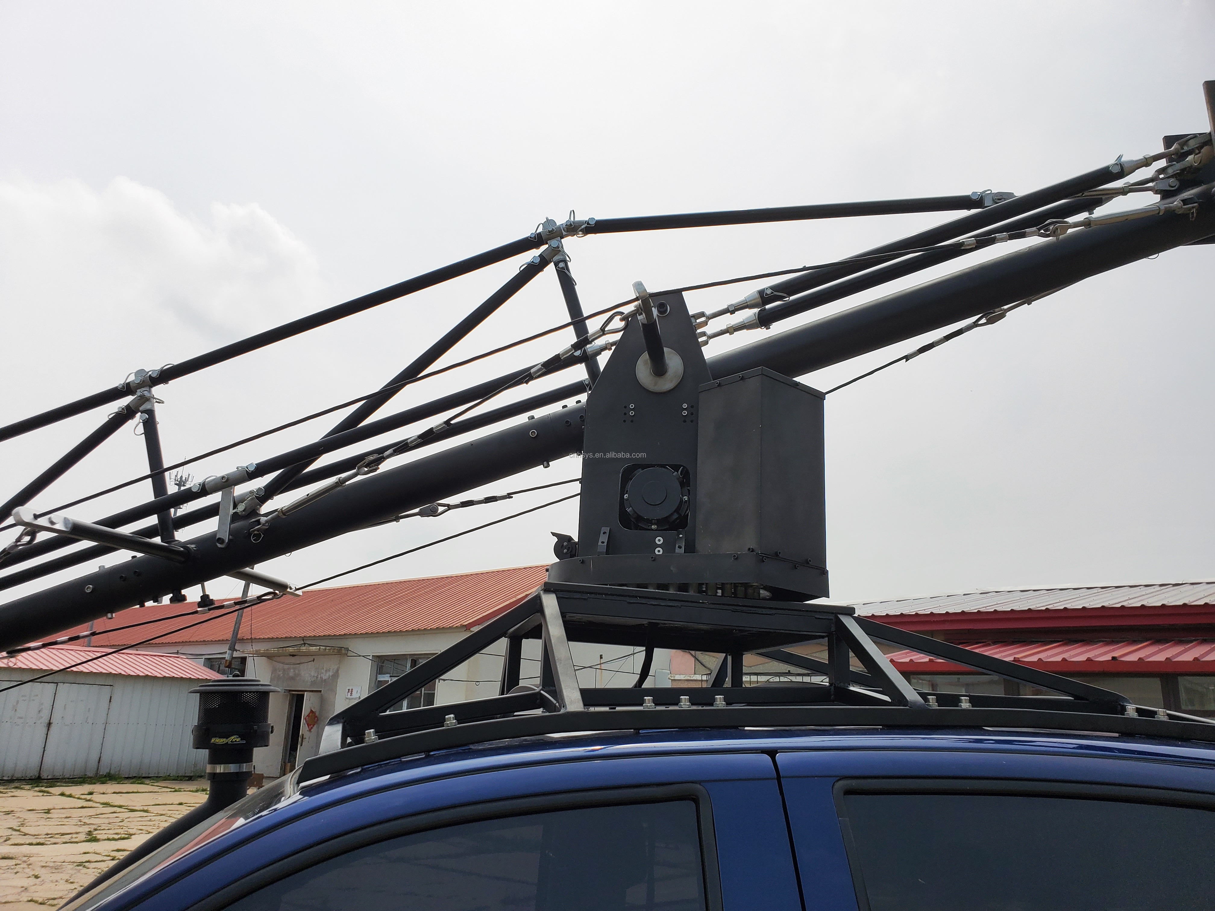 6m Dynamic Russian Arm Scorpio on Car Camera Jib Crane