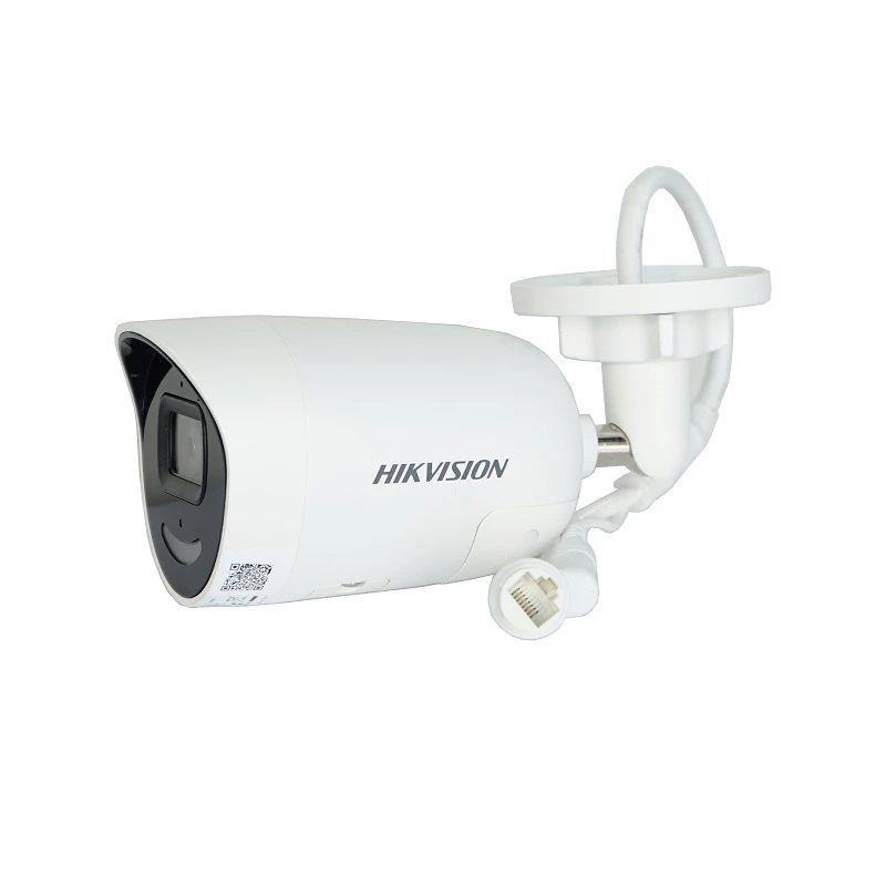 Hik DS-2CD2086G2-IU/SL 4K 8MP CCTV IP Camera AcuSense Strobe Light and Audible Warning Fixed Bullet 