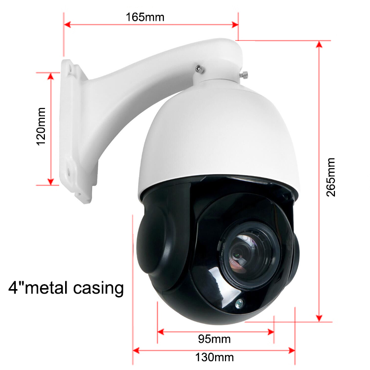 30X Zoom 1080P 5MP Outdoor HD PTZ IP Speed Dome Camera Outdoor POE Optical
