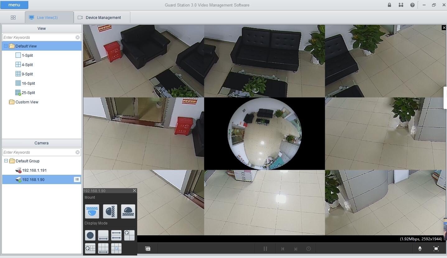360 Degree Wide Angle Panoramic View Indoor Security CCTV IP Two Way Audio POE 5MP Fisheye IP Camera