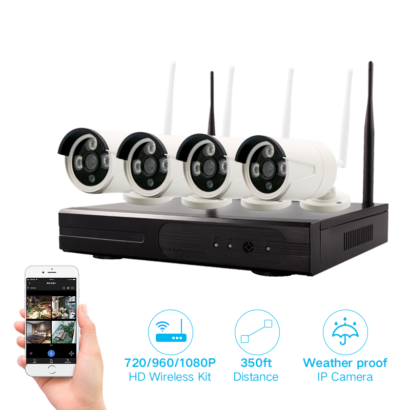 Vesafe 8CH NVR camera 2MP 3MP 5MP Smart infrared night vision  CCTV wireless  H.265 monitoring nvr w