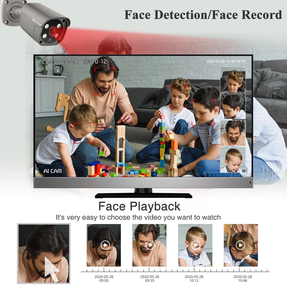 4k hd poe cctv camera 8mp audio security camera system cctv security camera system
