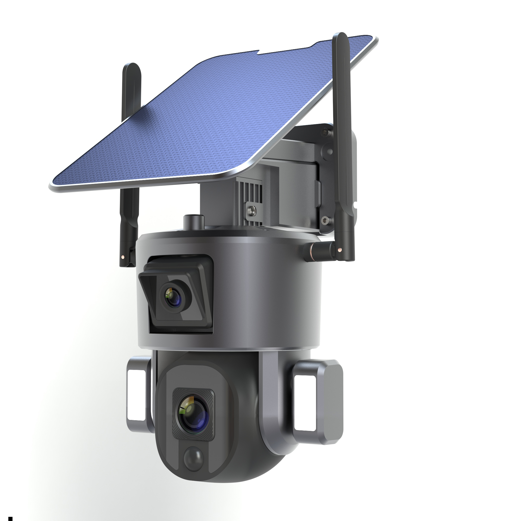 Waterproof IP66 8MP Solar Powered Bullet and PTZ Camera Solar Power Security Camera System Outdoor T