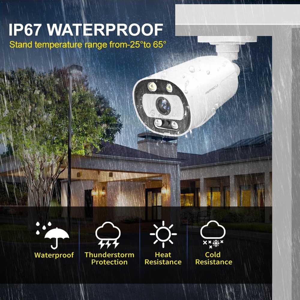4K 8MP Security Camera System Poe IP Network Camera Cctv Camera System 16 Channel Poe Nvr Kit