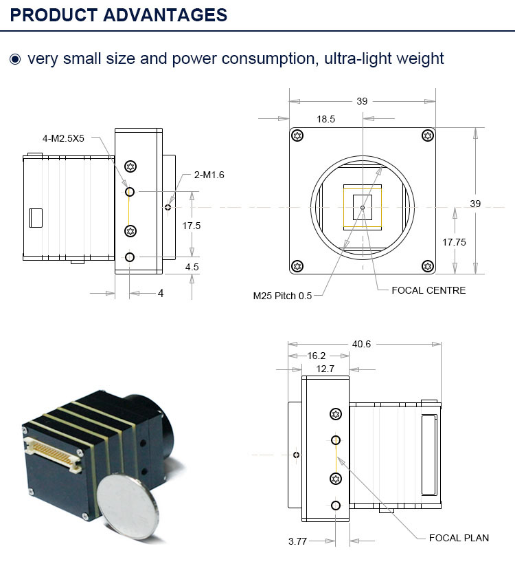 HD IR  car thermal infrared wireless mini camera module