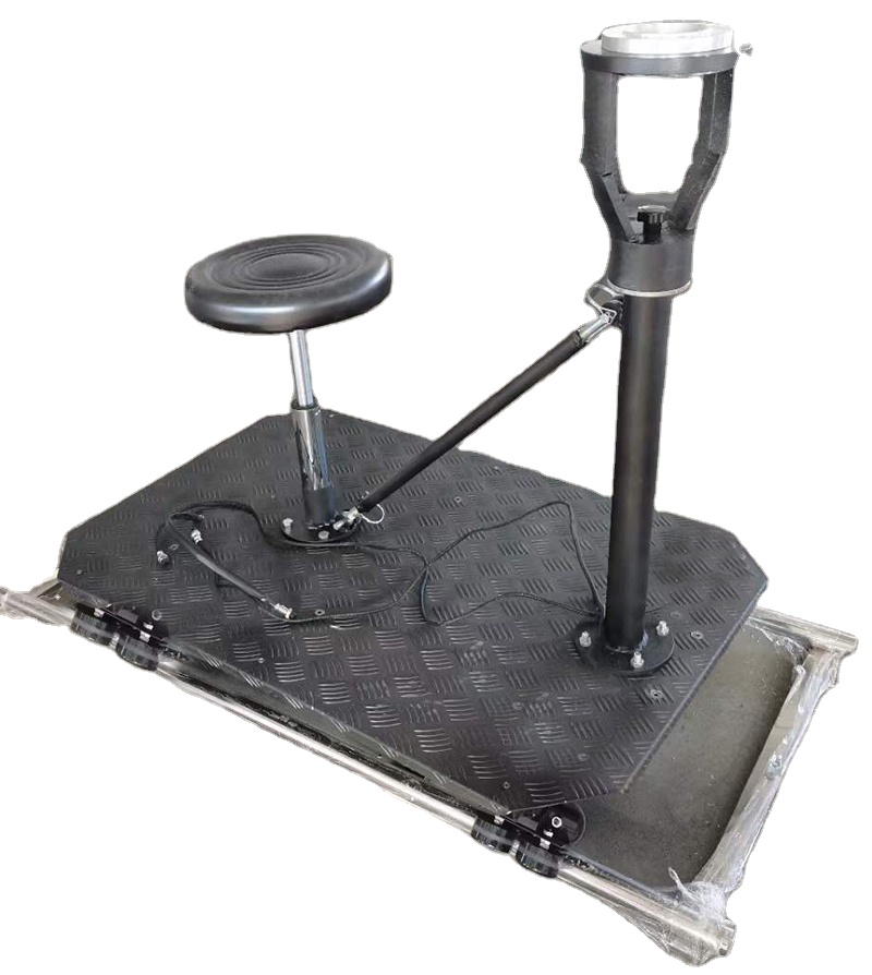 16 Wheels Manual Movie Film Car Trailer Mover Camera Dolly with Seat