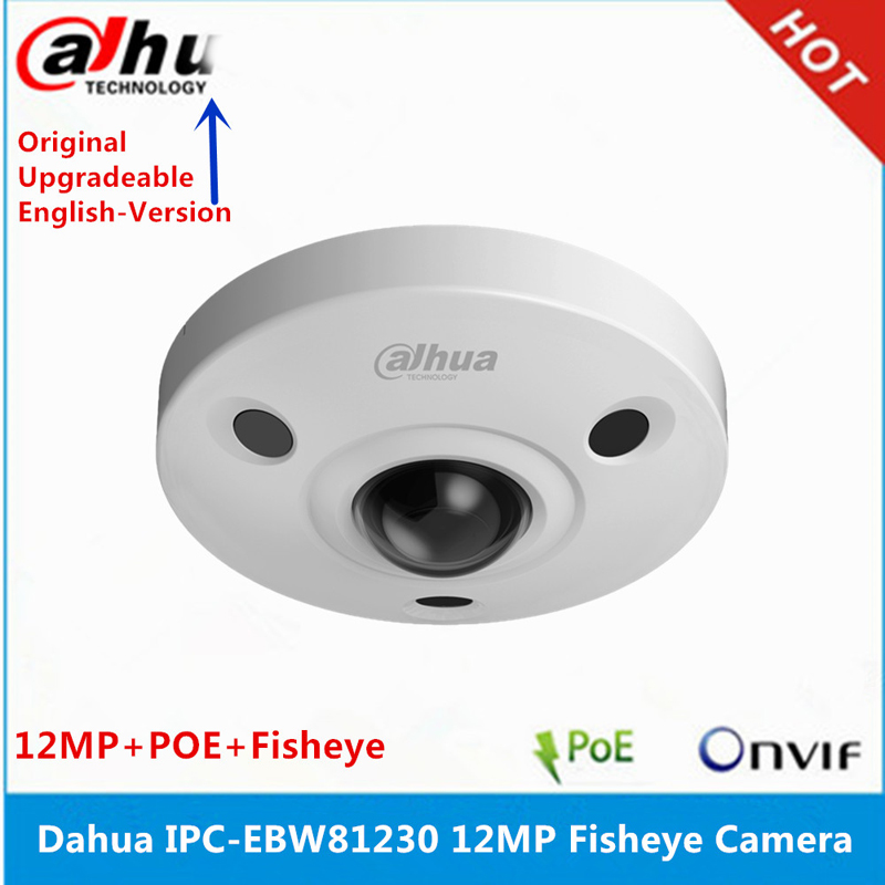dahua IPC-EBW81230 CCTV POE IR surveillance 12MP Panoramic Network IR Fisheye Camera