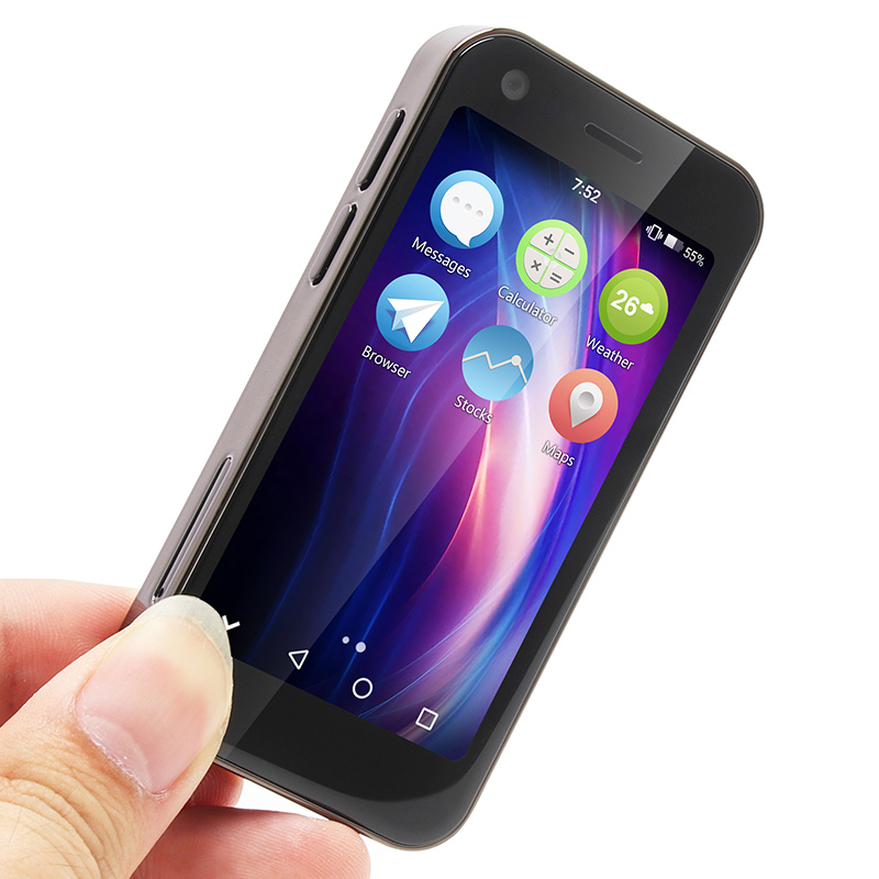 Original SOYES XS12 Mini Smartphone 2GB+32GB Android Mobile 4G Wifi for Google store Face Recognitio