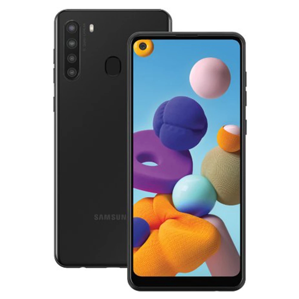 Original A21 Used cellphone 6.5 Inches 3GB RAM 32GB ROM Quad Camera LTE Android Smartphone Unlocked 