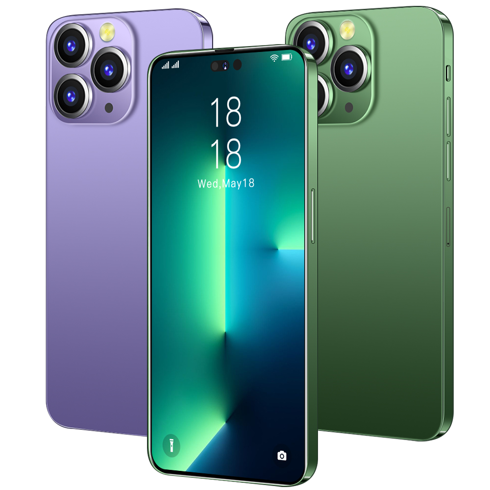 Brand New i 14 promax 8GB + 256GB 6.8 Inch Full HD Display Android Smart Cell Phones Mobile Phone 5G