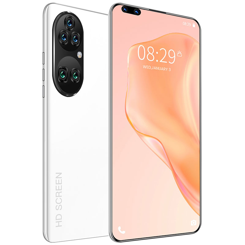 New cross-border spot P60pro perforated large screen 7.8 inch Android smartphone Smart Mobile Phone