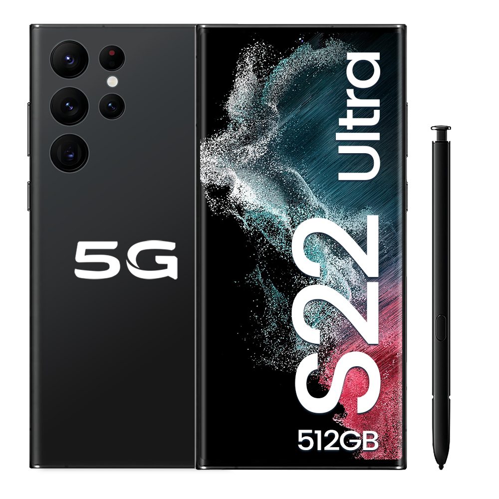 s22+ 5G jio phone 3 mobile 1500 4 sim 16gb+512GB mobile phone screen smartphone