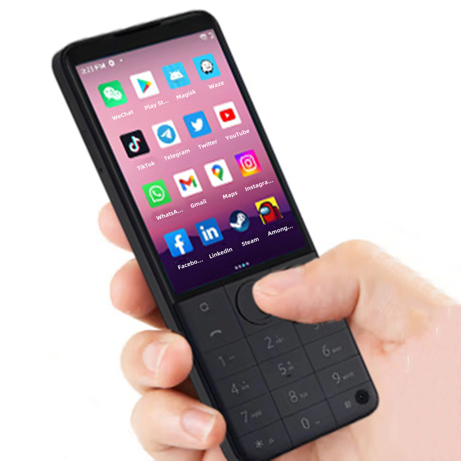 Goo-gle Available Global Version Duoqin f22 Pro Android 12 SmartTouchScreen 4G Mobile Phones Free Sh