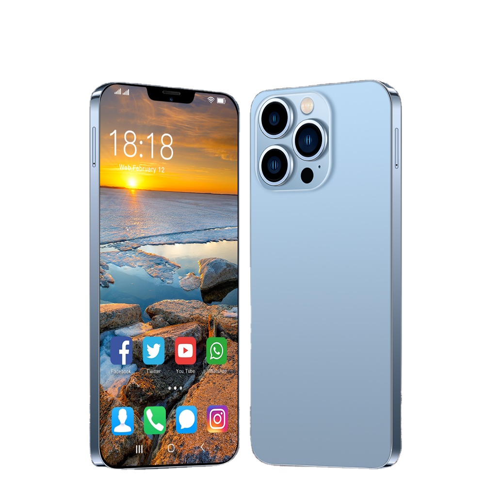 I13 PRO MAX Factory  low  Price Mobile Phone  Phone  In Stock 8G  256GB