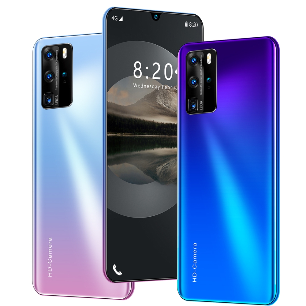 one plus 9 P40 Pro Android Phone Mobile 12GB+512GB with 7.5 inch screen mobile phone Unlocked smartp