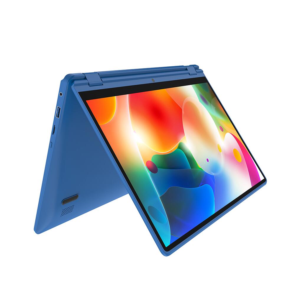 13.3 inch Touch Screen WIN 10 Laptop 360 Degree Rotary Celeron N3450 9GB RAM Portable Fingerprint Un
