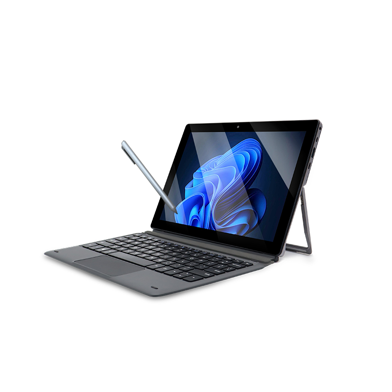 D10 Tablet Laptop 10.1 Inch 2 in 1 Intel Celeron N5100 8GB RAM 256GB SSD Portable FHD IPS Touch Scre