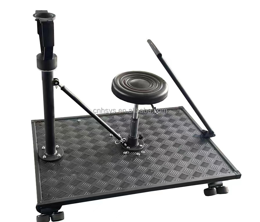 16 Wheels Manual Movie Film Car Trailer Mover Camera Dolly with Seat