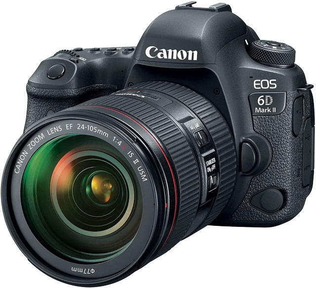 Ca-non E.O.S 6D Mark II DSLR Camera with EF 24-105