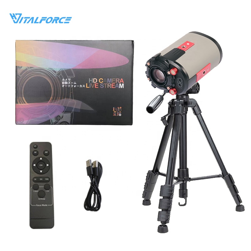 16X Auto Zoom For Youtube Vlogging Professional Smart Full HD 2K Video Digital Mini Camera
