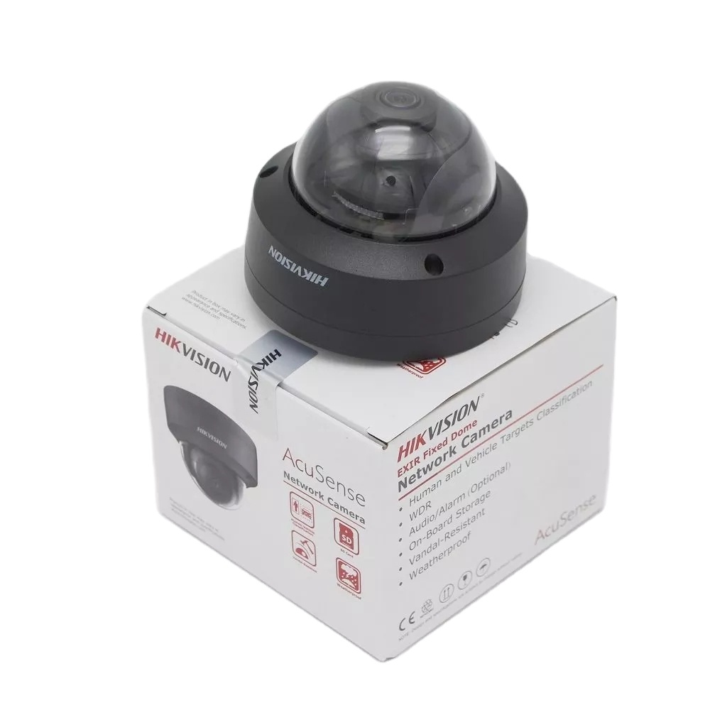 HIK DS-2CD2183G2-IS Black Color 2.8mm Lens 8 MP AcuSense Vandal WDR Fixed Dome Network Camera HIK DS