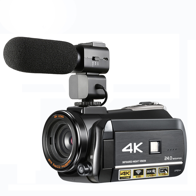 Winait NEW Ultra 4k Digital video camera with 3.0'' touch display 30x digital zoom home use digital 