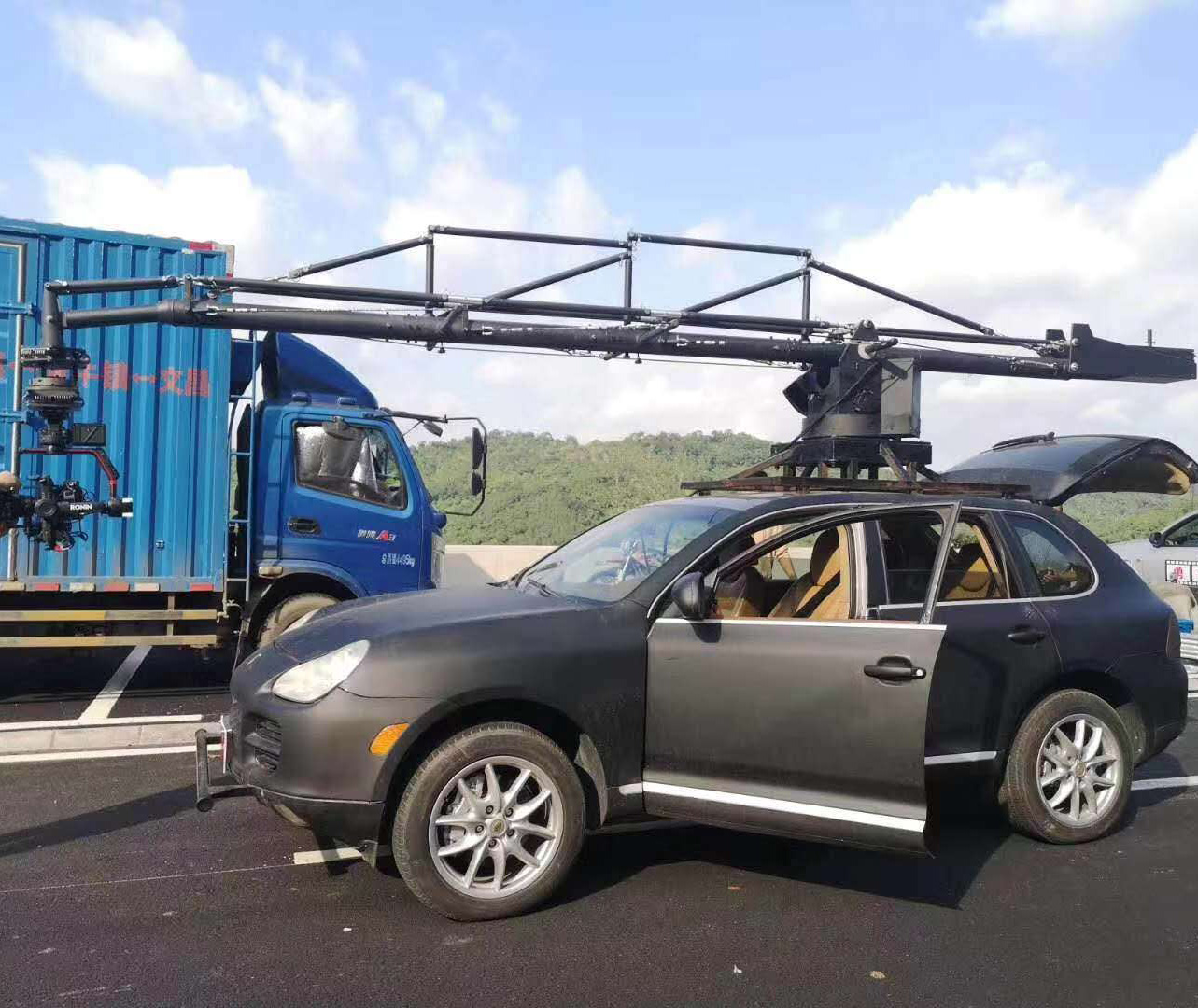 IDEAL 5m High Speed Crane Camera Car Vehicle Mounts
