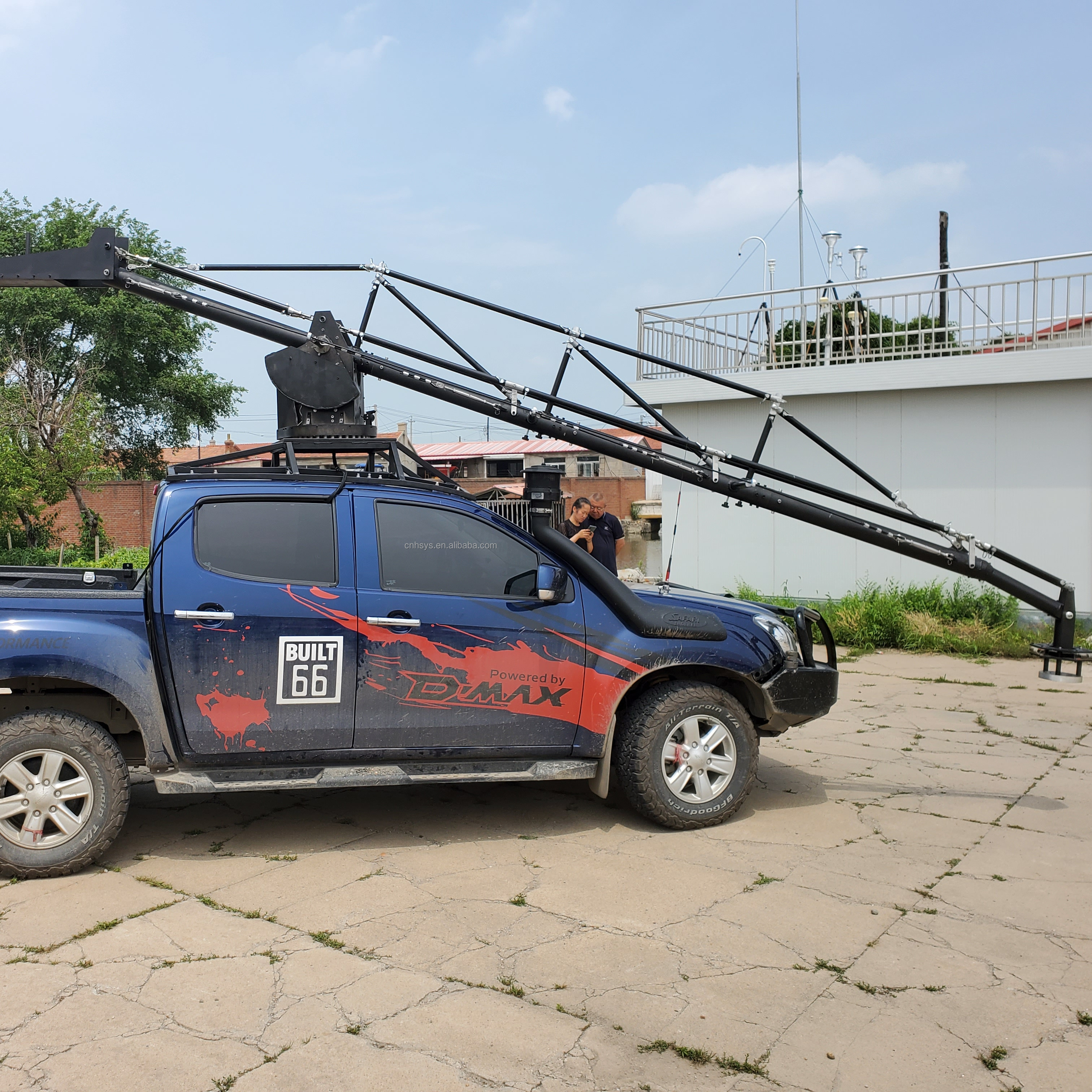 6m Dynamic Russian Arm Scorpio on Car Camera Jib Crane