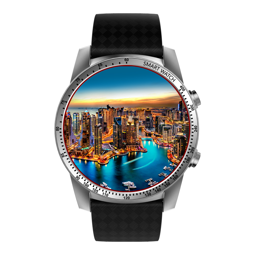 AOLED Touch Screen 3G Wifi KW99 Smartwatch Android Smart Watch Explosive 1.39 Inch MTK6580 Ram 512M 