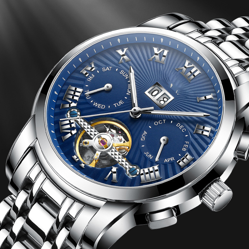 Classic luxury Fashion designer Brand Alloy Stainless Steel Strap Custom Design Man Quartz Watches