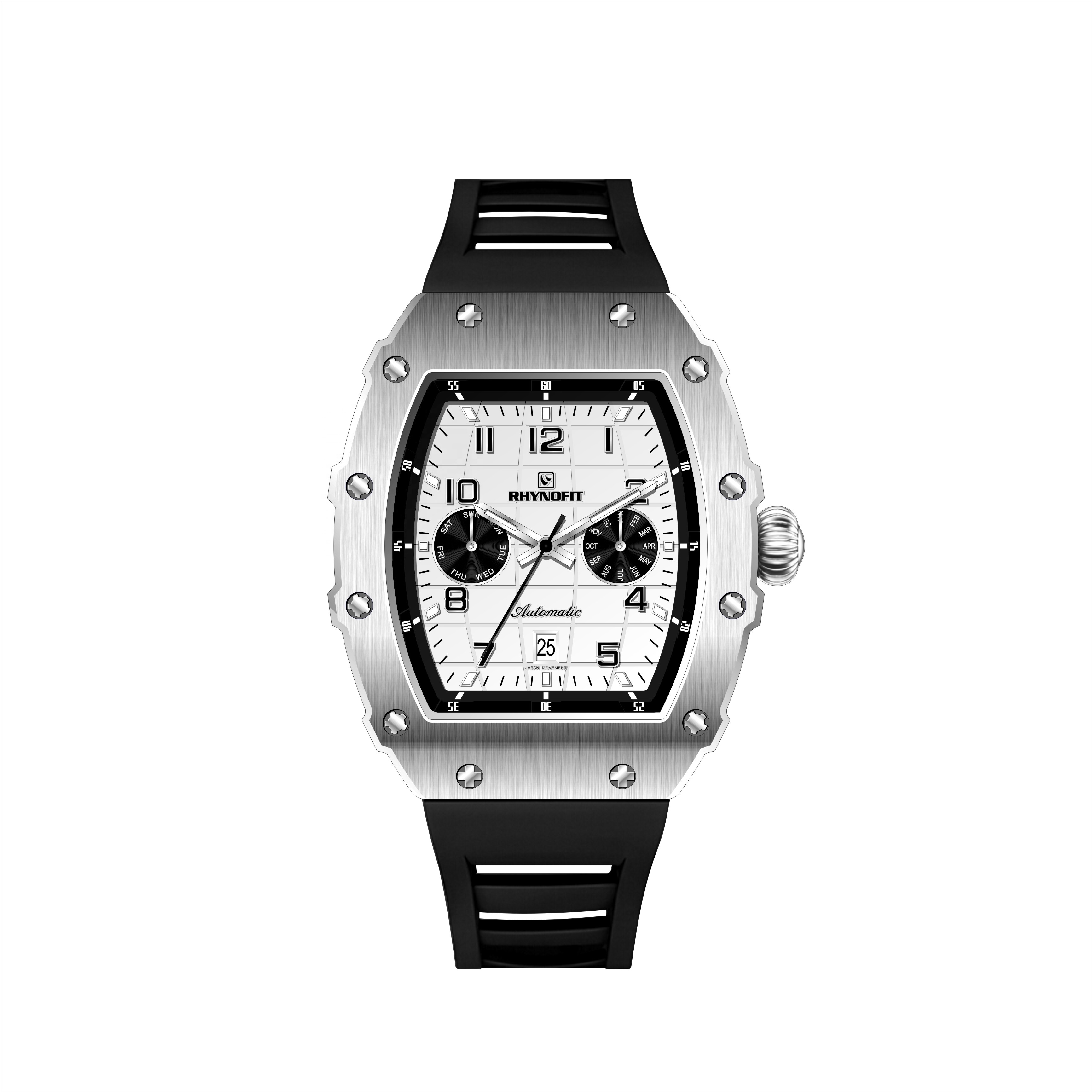 Premium pro Richard Mil-le modified 316L stainless steel Charm Automatic watch of MIYOTA 9122 MOVT m