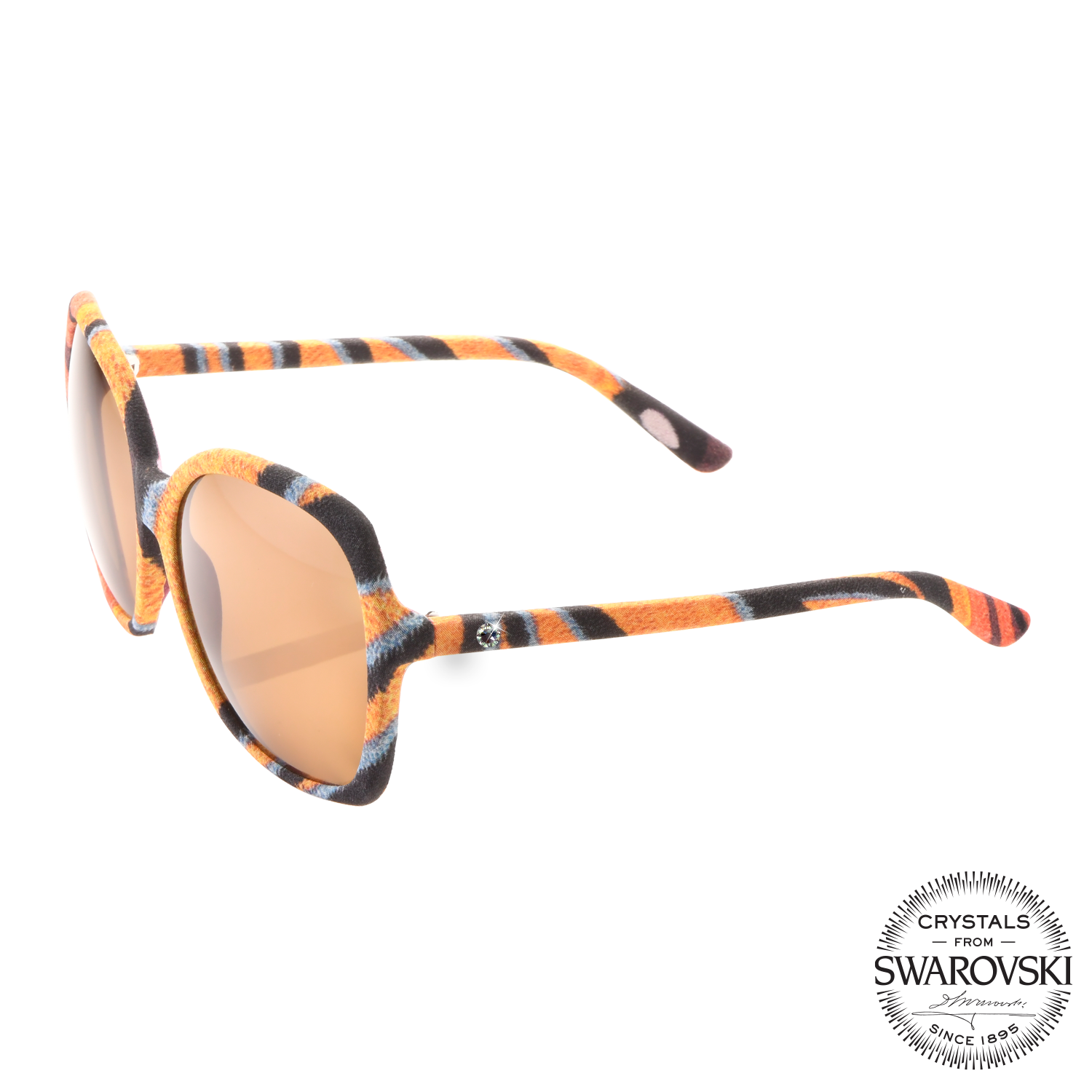 Factory Sale Good Quality Handmade Uv400 100% Silk Wrapped Crystals Sunglasses