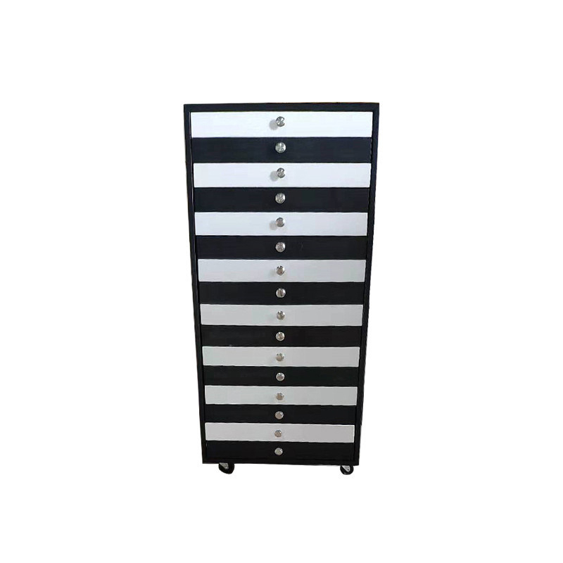 Factory Price  Fashion Black And White PU Leather 288pcs Optical Frames Glasses Display Shelf Cabine