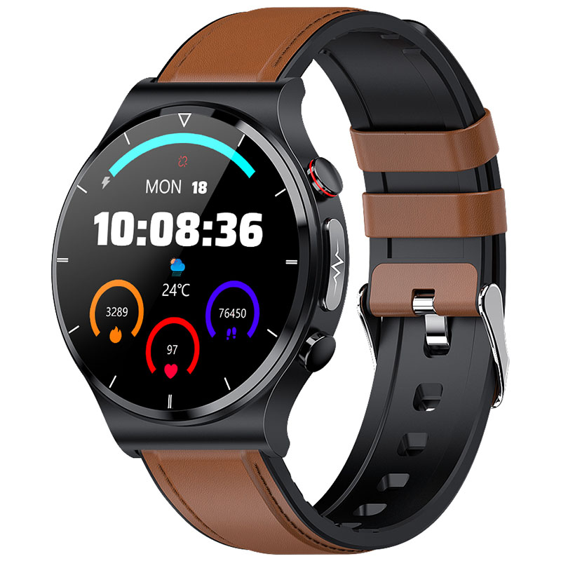 Valdus 2022 E88 Smart Watch For Men Round Touch Body Temperature Ecg Monitor Reloj Inteligente Andro