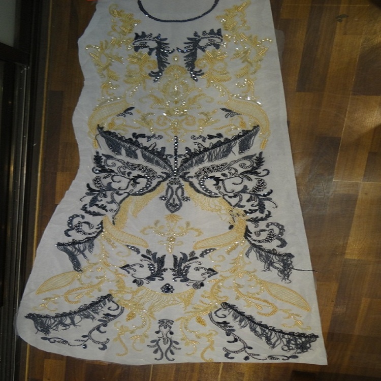 lady hand made evening dress and evening gowns / unstitched dress