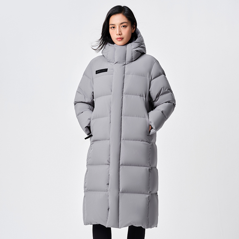 PELLIOT Winter long goose down over the knee thick waterproof cold-resistant bubble men's puffer dow