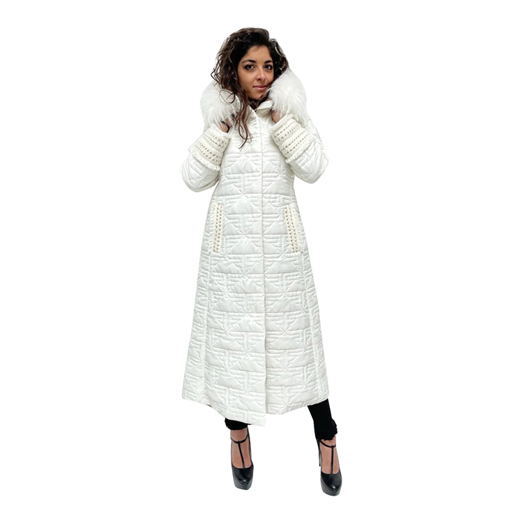 Fast delivery Elegant Embroidery Italy nylon coat raincoat jacket