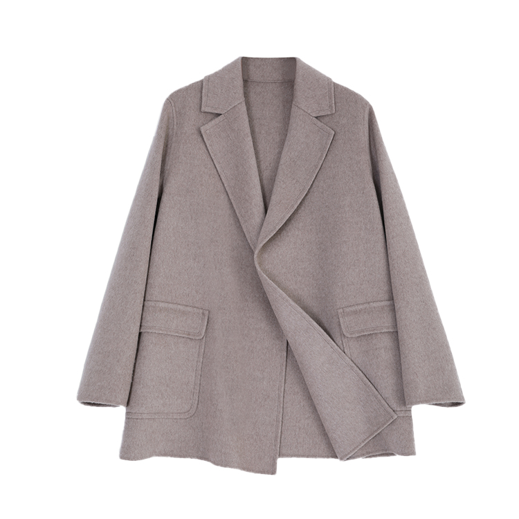 2020 Long sleeve fall casual women real cashmere 100 % coats