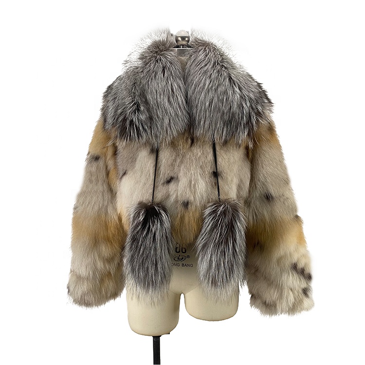 Winter Women's Fur Coat Collar Detachable Fox Fur Women's Real Fox Fur Coat For Women