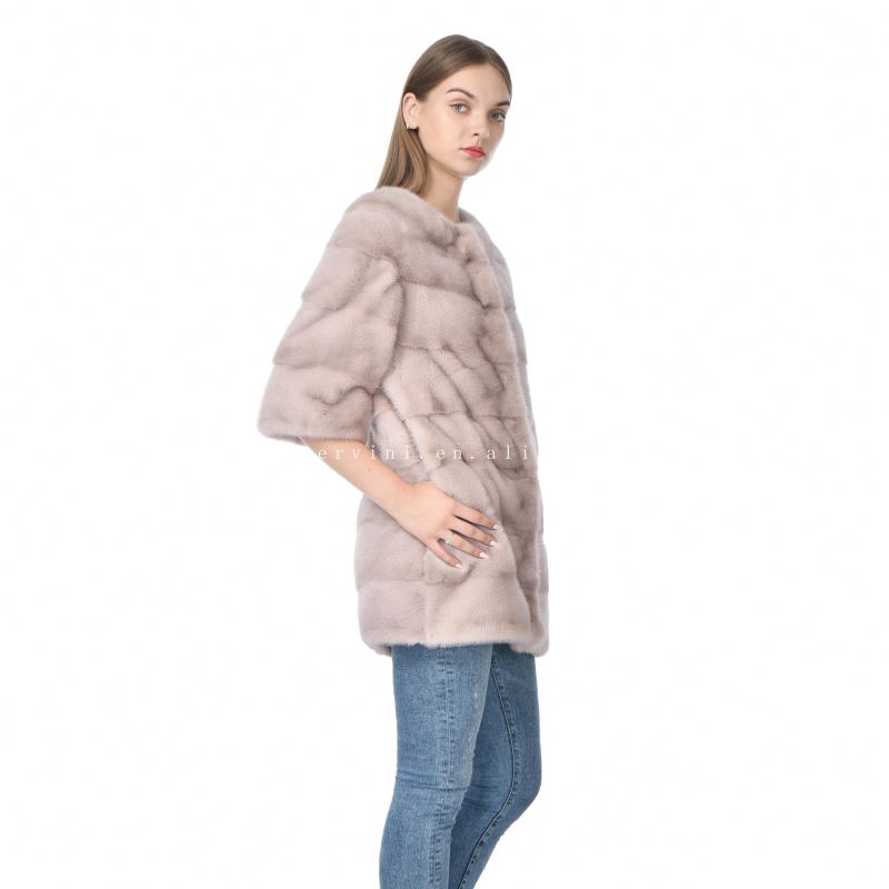 Custom Natural Animal Elegant Casual dult trimmed Thick Luxury stylish Female Mink sable women fur c