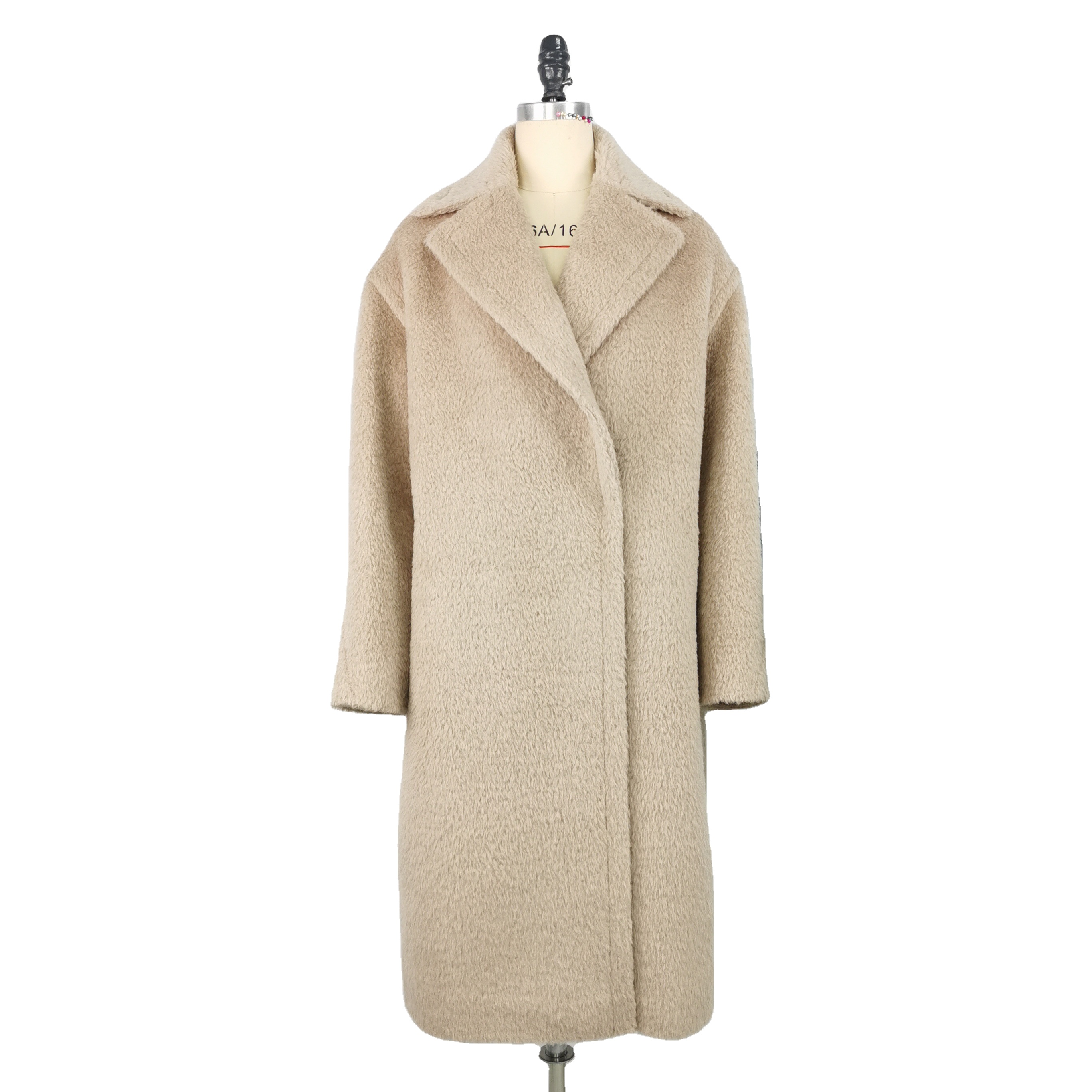 Made in china superior quality jacket fashion suli Alpaca wool ladies coats winter long