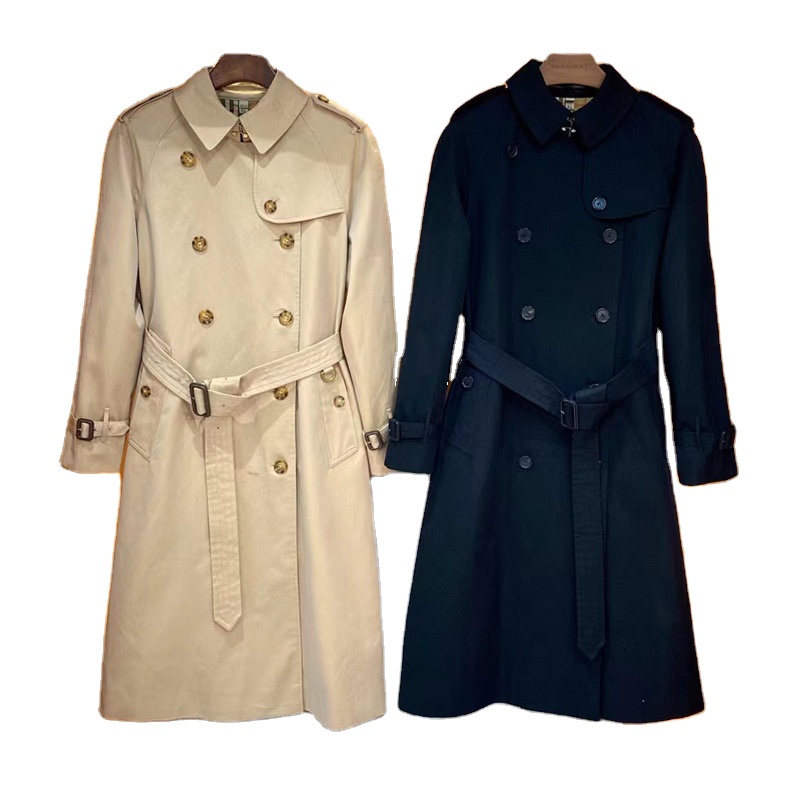 Women Double Breasted Jackets Heritage Trench Coat