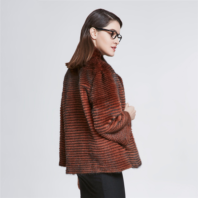 Wholesale Fur Coat Custom Quality Design Fashionable Noble Real Mink Fur Coats For Women Winter